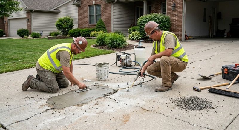 Driveway Slab Repair Service